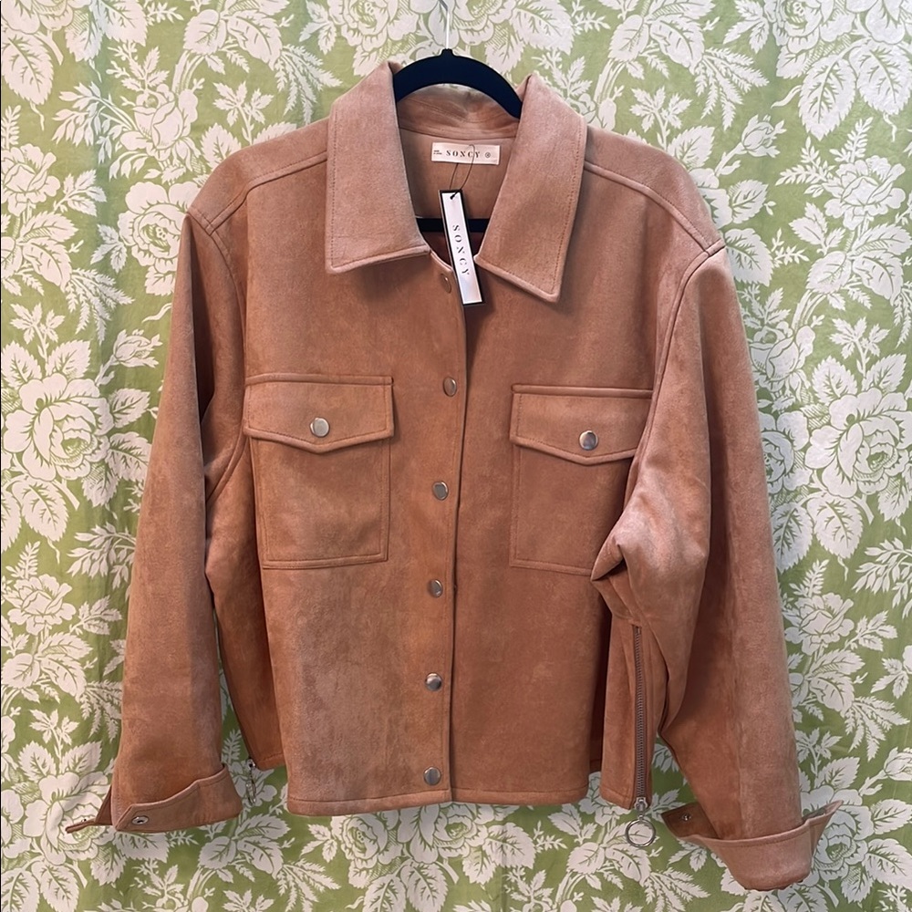 Soncy Faux Suede Jacket